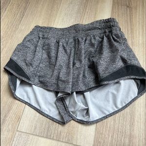 Lululemon Grey Hotty Hot Shorts